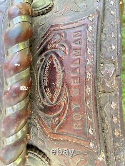 Vintage McLelland's Equitation Seat Western Buck Stitched Saddle -Needs some TLC