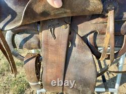 Vintage Otto F. Ernst Wyo. 14 Western Saddle