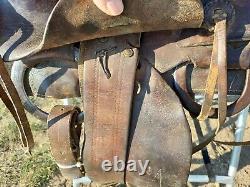 Vintage Otto F. Ernst Wyo. 14 Western Saddle