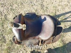 Vintage Otto F. Ernst Wyo. 14 Western Saddle