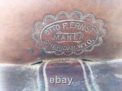 Vintage Otto F. Ernst Wyo. 14 Western Saddle