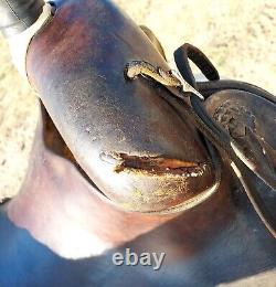 Vintage Otto F. Ernst Wyo. 14 Western Saddle