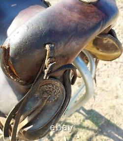 Vintage Otto F. Ernst Wyo. 14 Western Saddle