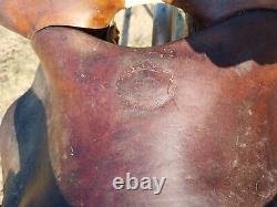 Vintage Otto F. Ernst Wyo. 14 Western Saddle