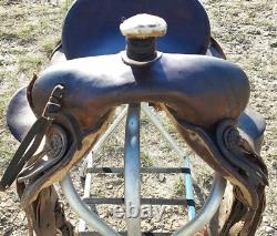 Vintage Otto F. Ernst Wyo. 14 Western Saddle
