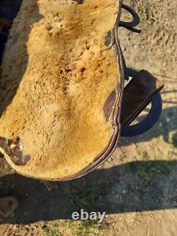 Vintage Otto F. Ernst Wyo. 14 Western Saddle