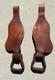 Vintage Pair Leather Western Saddle Fenders Complete With Stirrups Free Ship