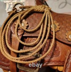 Vintage Pugsley and Cia Salesman Leather Saddle