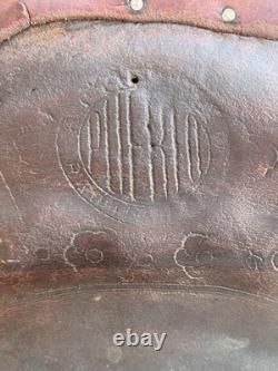 Vintage R. T Frazier Pueblo Colo. High Back Buckaroo Western Saddle 14½ seat