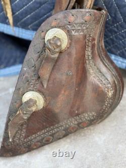 Vintage R. T Frazier Pueblo Colo. High Back Buckaroo Western Saddle 14½ seat