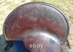 Vintage R. T Frazier Pueblo Colo. High Back Buckaroo Western Saddle 14½ seat