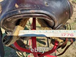 Vintage R. T Frazier Pueblo Colo. High Back Buckaroo Western Saddle 14½ seat