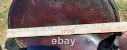 Vintage R. T Frazier Pueblo Colo. High Back Buckaroo Western Saddle 14½ seat