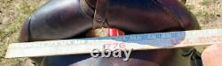 Vintage R. T Frazier Pueblo Colo. High Back Buckaroo Western Saddle 14½ seat