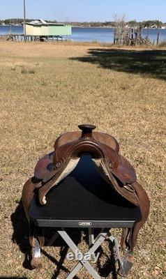 Vintage RALIDEWestern Leather Sheep Fleece Adult Horse Saddle 3712024 3780494