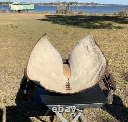 Vintage RALIDEWestern Leather Sheep Fleece Adult Horse Saddle 3712024 3780494
