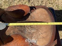 Vintage RALIDEWestern Leather Sheep Fleece Adult Horse Saddle 3712024 3780494