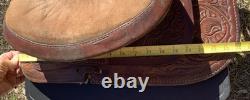 Vintage RALIDEWestern Leather Sheep Fleece Adult Horse Saddle 3712024 3780494