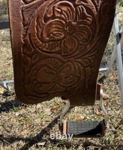 Vintage RALIDEWestern Leather Sheep Fleece Adult Horse Saddle 3712024 3780494
