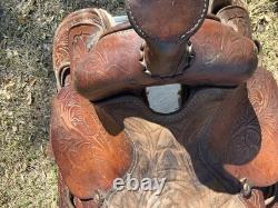Vintage RALIDEWestern Leather Sheep Fleece Adult Horse Saddle 3712024 3780494