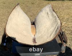 Vintage RALIDEWestern Leather Sheep Fleece Adult Horse Saddle 3712024 3780494