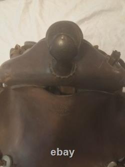 Vintage RT Frazier Pueblo Colorado Leather Equestrian Horse Saddle