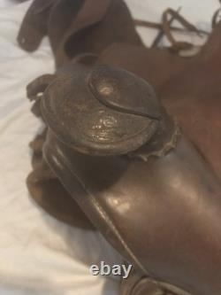 Vintage RT Frazier Pueblo Colorado Leather Equestrian Horse Saddle