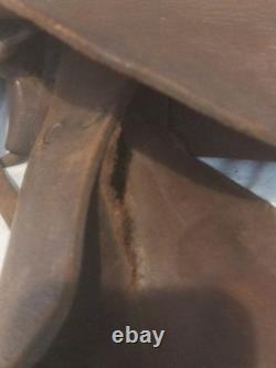 Vintage RT Frazier Pueblo Colorado Leather Equestrian Horse Saddle
