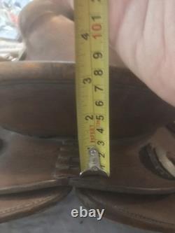 Vintage RT Frazier Pueblo Colorado Leather Equestrian Horse Saddle
