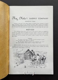 Vintage Ray Holes Saddle Company Catalog No 55 Grangeville Idaho Tack