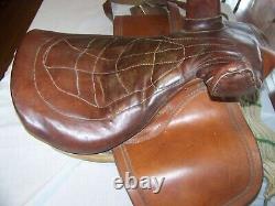 Vintage Roy Allen Mountain Home Idaho Leather Western Horse Side Saddle