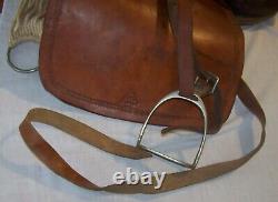 Vintage Roy Allen Mountain Home Idaho Leather Western Horse Side Saddle