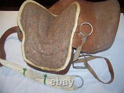 Vintage Roy Allen Mountain Home Idaho Leather Western Horse Side Saddle