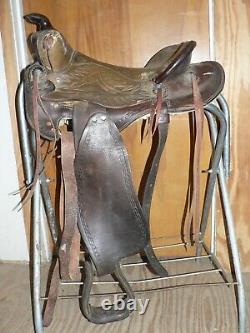 Vintage Ryon 15 Western Trail Saddle