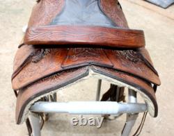 Vintage Saddle King Line Waco Texas Ozark Leather 16 Western Saddle #1230