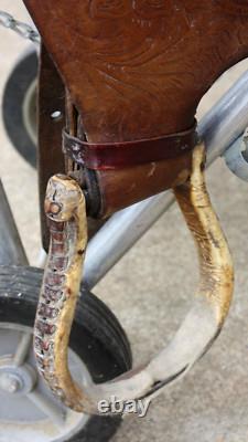 Vintage Saddle King Line Waco Texas Ozark Leather 16 Western Saddle #1230
