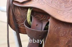 Vintage Saddle King Line Waco Texas Ozark Leather 16 Western Saddle #1230