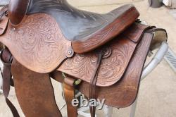 Vintage Saddle King Line Waco Texas Ozark Leather 16 Western Saddle #1230