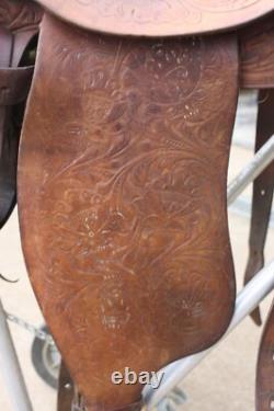 Vintage Saddle King Line Waco Texas Ozark Leather 16 Western Saddle #1230