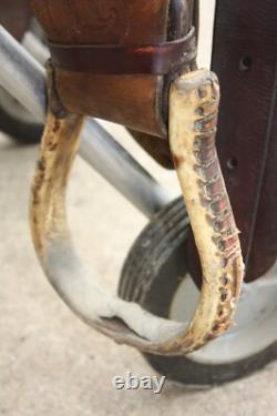 Vintage Saddle King Line Waco Texas Ozark Leather 16 Western Saddle #1230