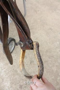 Vintage Saddle King Line Waco Texas Ozark Leather 16 Western Saddle #1230