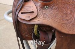 Vintage Saddle King Line Waco Texas Ozark Leather 16 Western Saddle #1230