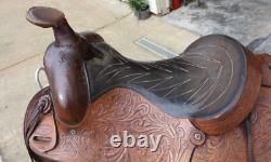 Vintage Saddle King Line Waco Texas Ozark Leather 16 Western Saddle #1230