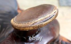 Vintage Saddle King Line Waco Texas Ozark Leather 16 Western Saddle #1230