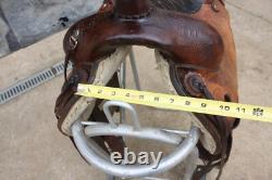 Vintage Saddle King Line Waco Texas Ozark Leather 16 Western Saddle #1230