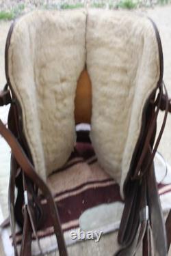 Vintage Saddle King Line Waco Texas Ozark Leather 16 Western Saddle #1230