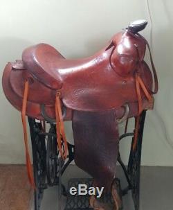 Vintage Saddle King of Texas Saddle Saddle 15 Seat 6 Gullet