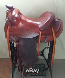 Vintage Saddle King of Texas Saddle Saddle 15 Seat 6 Gullet