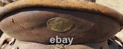 Vintage Sickles St. Louis Mo. 14¾ Western Saddle As Is