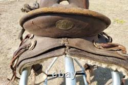 Vintage Sickles St. Louis Mo. 14¾ Western Saddle As Is